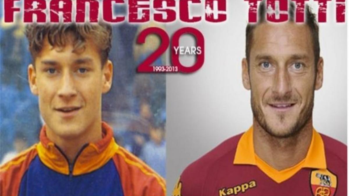 Legenda vie a Romei: Francesco Totti, 20 de ani sub tricoul giallorosso