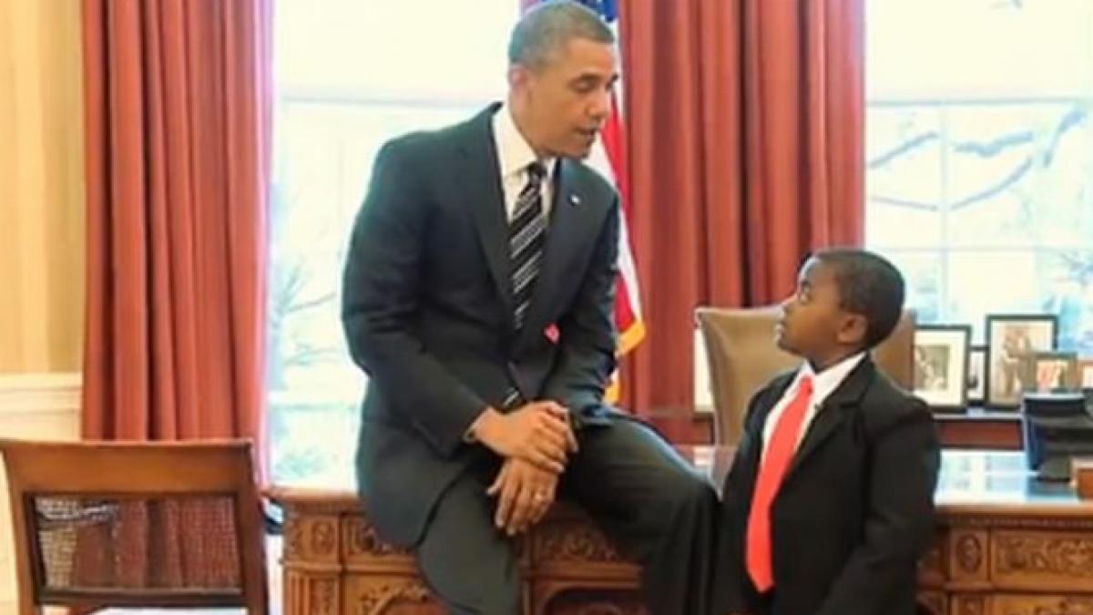 Faceţi cunoştinţă cu Kid President, copilul care a impresionat America