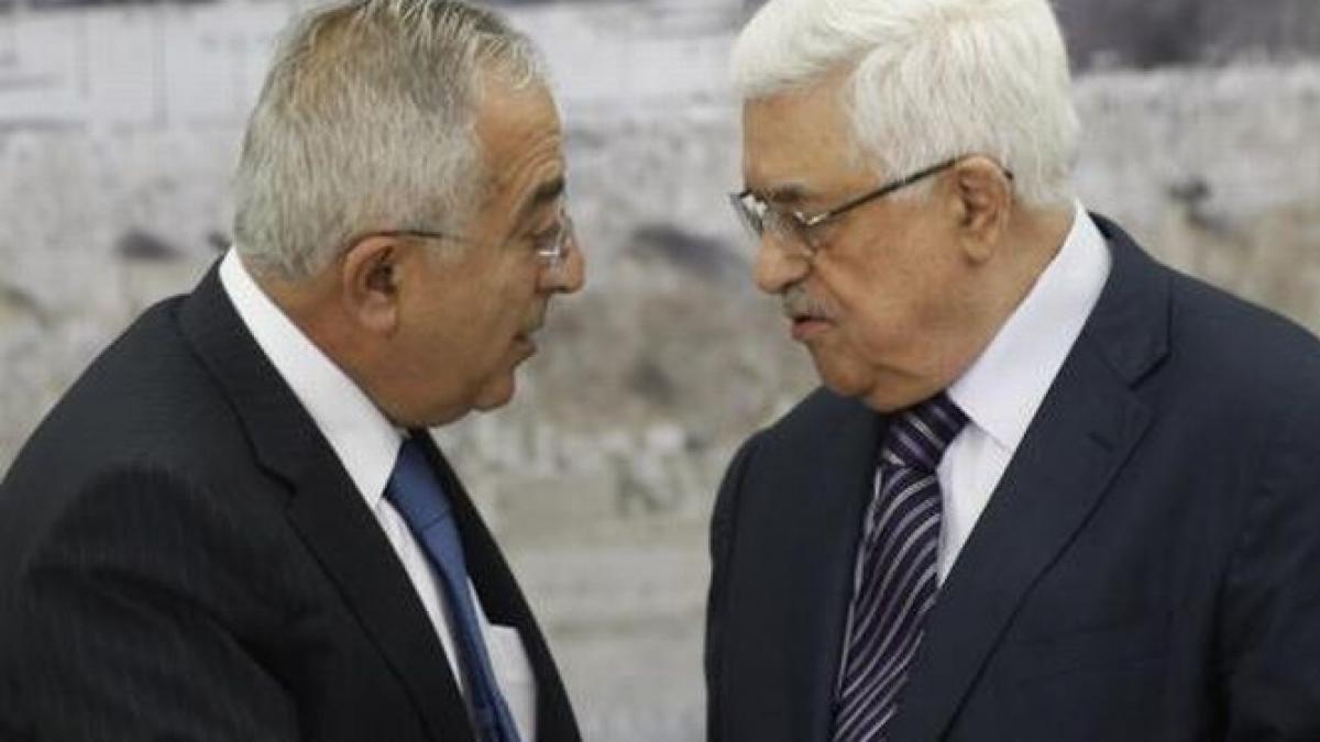 Preşedintele palestinian a acceptat demisia premierului Fayyad