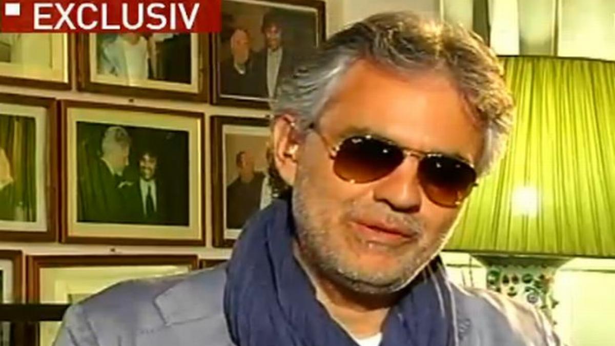 Acasă la Andrea Bocelli. Interviu de excepţie cu marele tenor. &quot;Viaţa este un mare dar!&quot;