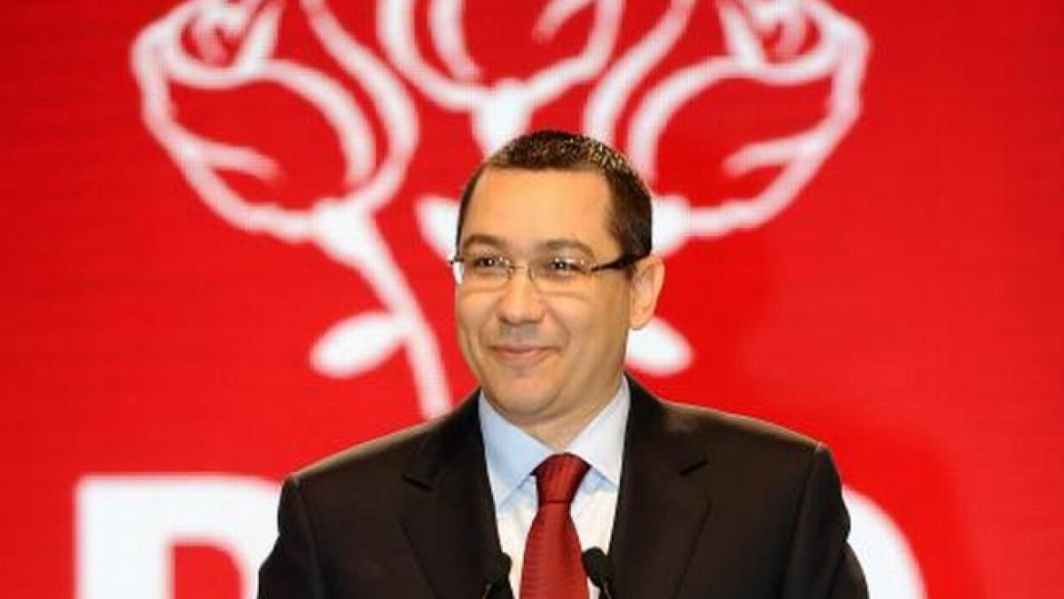 Ponta: De luni începem campania pentru europarlamentare. În mai 2014 nu vom mai avea umbrela USL