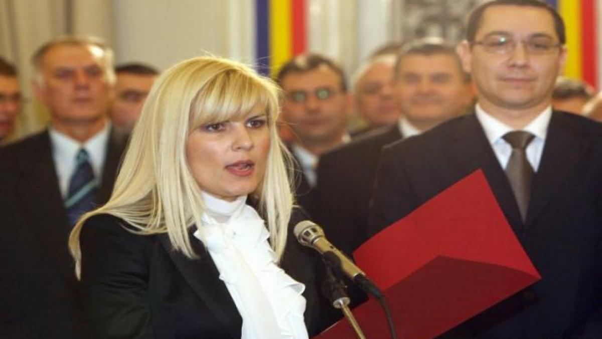 Elena Udrea: Aş colabora cu Victor Ponta, e generaţia mea de politician