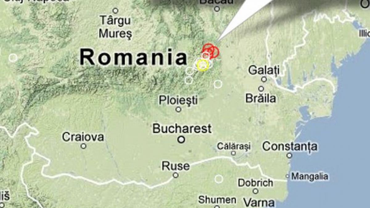 România s-a cutremurat în prima zi de Paşte. Trei seisme s-au produs în zona Vrancea