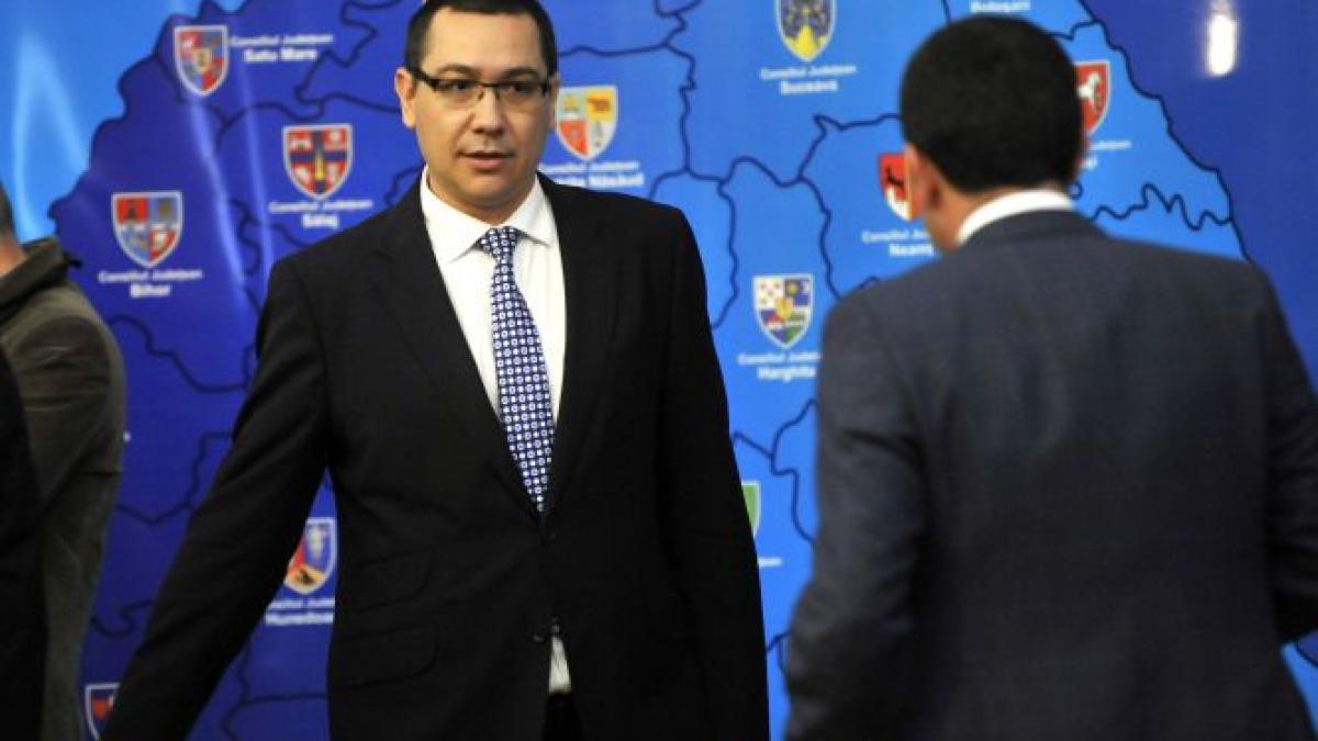 Premierul Ponta: Sunt dispus să fiu luat de guler şi dat afară pentru ideea de a se confisca bunurile provenite din infracţiuni