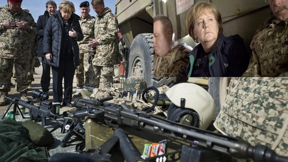 Angela Merkel, într-o vizită surpriză în Afganistan după moartea unui militar german