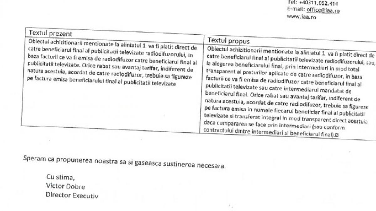 Armele evazioniştilor din publicitate sunt pregătite. Cum vor samsarii de reclame să modifice Legea Audiovizualului