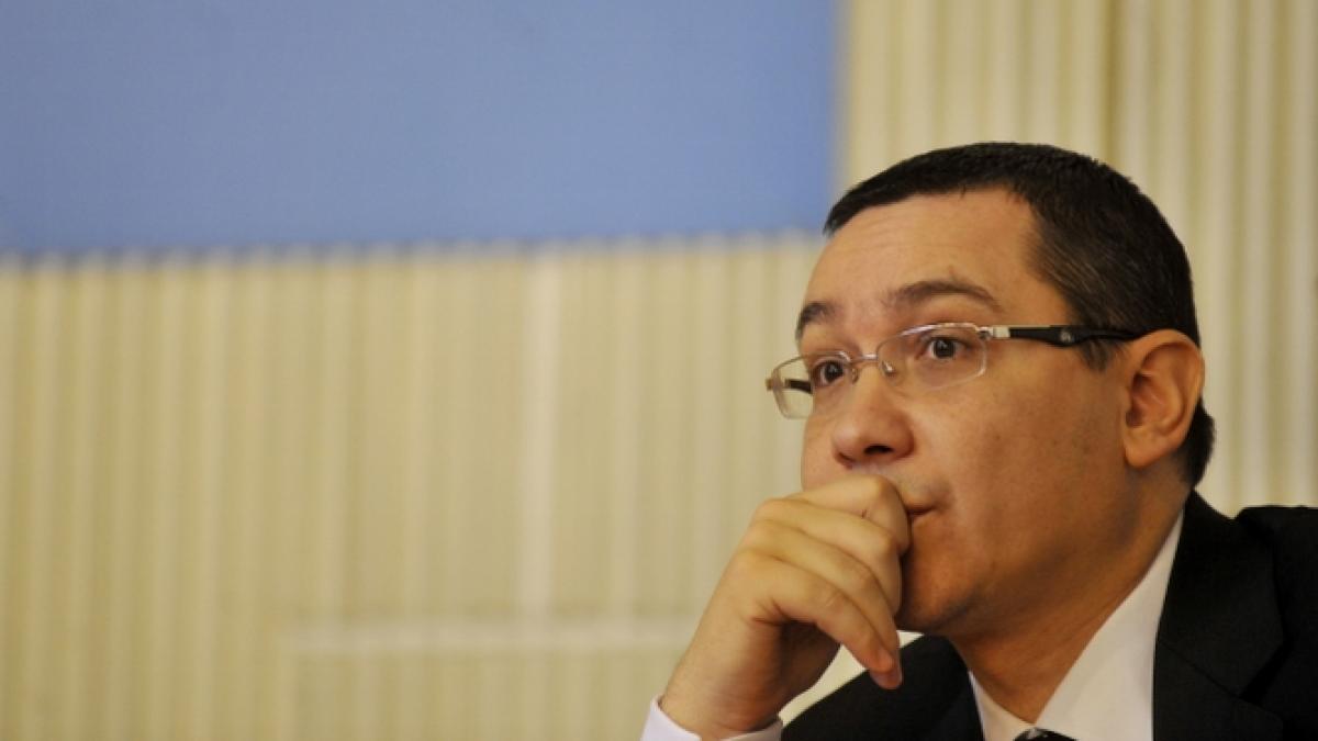 Ponta: Este cea mai mare criză prin care trece USL. Aştept o decizie până luni, altfel nu mai putem merge împreună