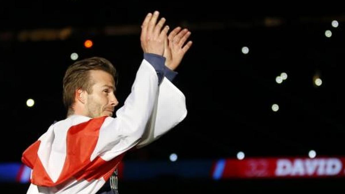 David Beckham, în lacrimi, aclamat de un stadion întreg. Fotbalistul se retrage