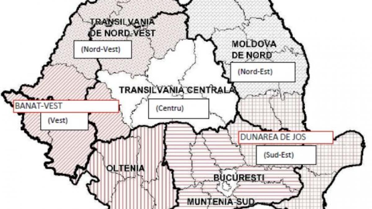 Regionalizarea va rupe Transilvania în două. Dobrogea dispare