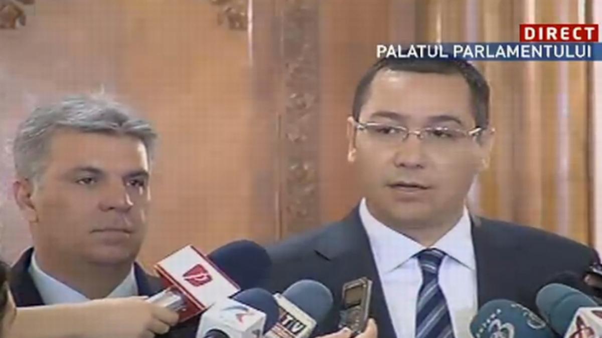 Ponta: Nu mă interesează ce face PNL cu Sorin Roşca Stănescu. PSD e interesat să aibă toate garanţiile că PNL e solidar în continuare