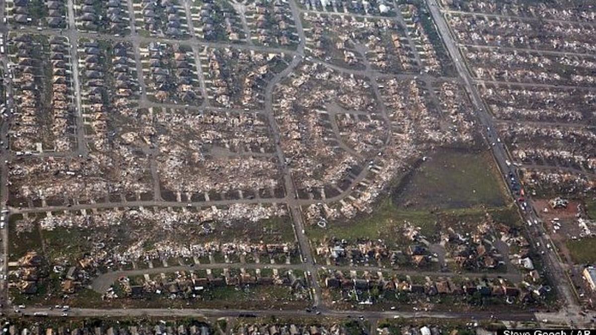 Tornada care a măturat Oklahoma, mai puternică decât BOMBA ATOMICĂ de la Hiroshima