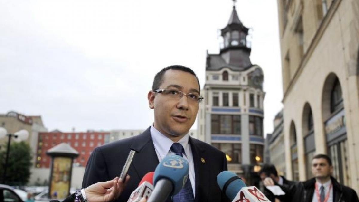 Victor Ponta: Mi-au scris discursul domnul Verestoy şi domnul Hrebenciuc