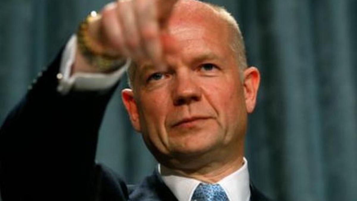 Hague: &quot;UE trebuie să se pregătească de amendarea embargoului militar din Siria&quot;