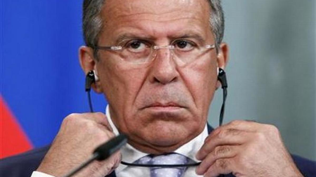 Serghei Lavrov critică anularea embargoului militar impus Siriei