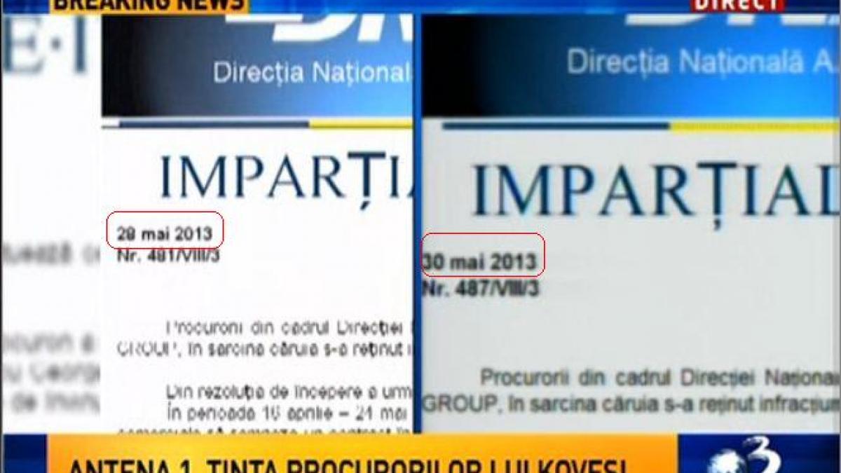 Comunicatul DNA cu privire la directorul Antenei Group, ANTEDATAT pe site-ul instituţiei. Radu Tudor: &quot;Dacă nici asta nu e premeditare...&quot;