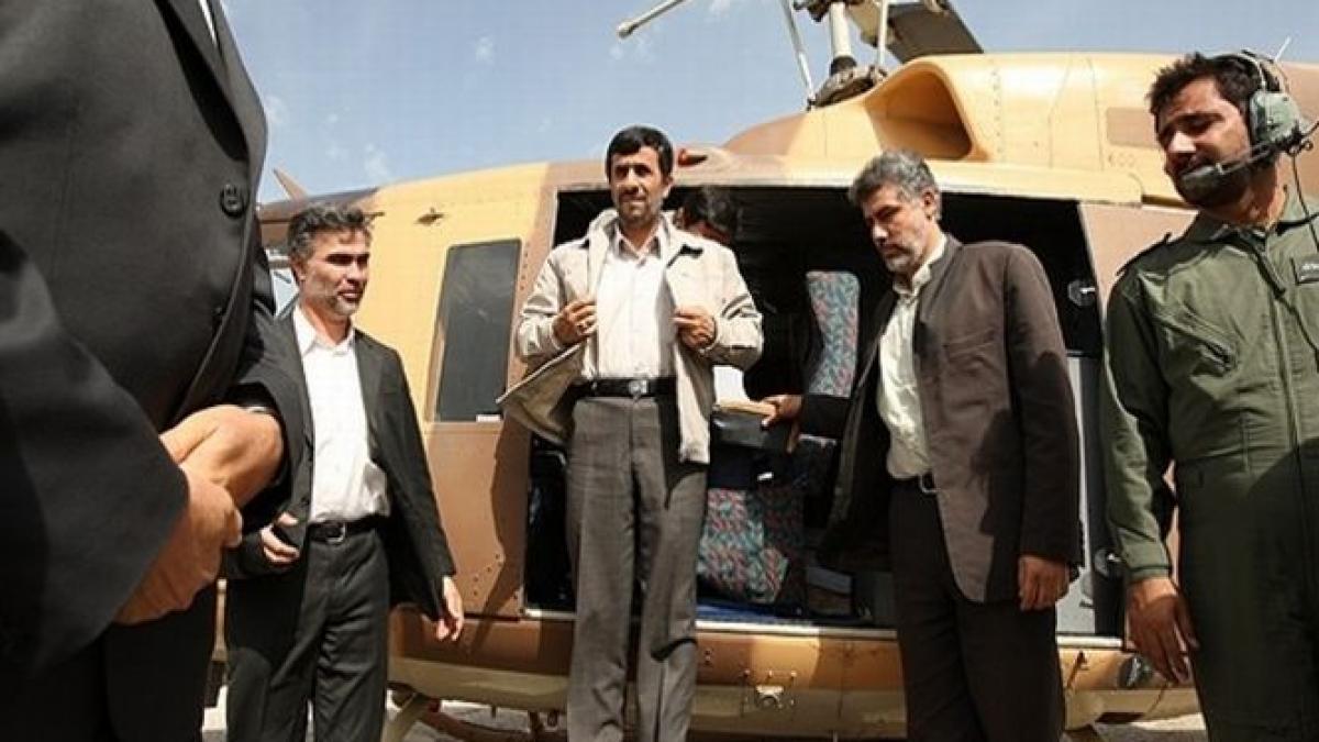 Mahmoud Ahmadinejad a scăpat teafăr dintr-un &quot;incident aviatic&quot;