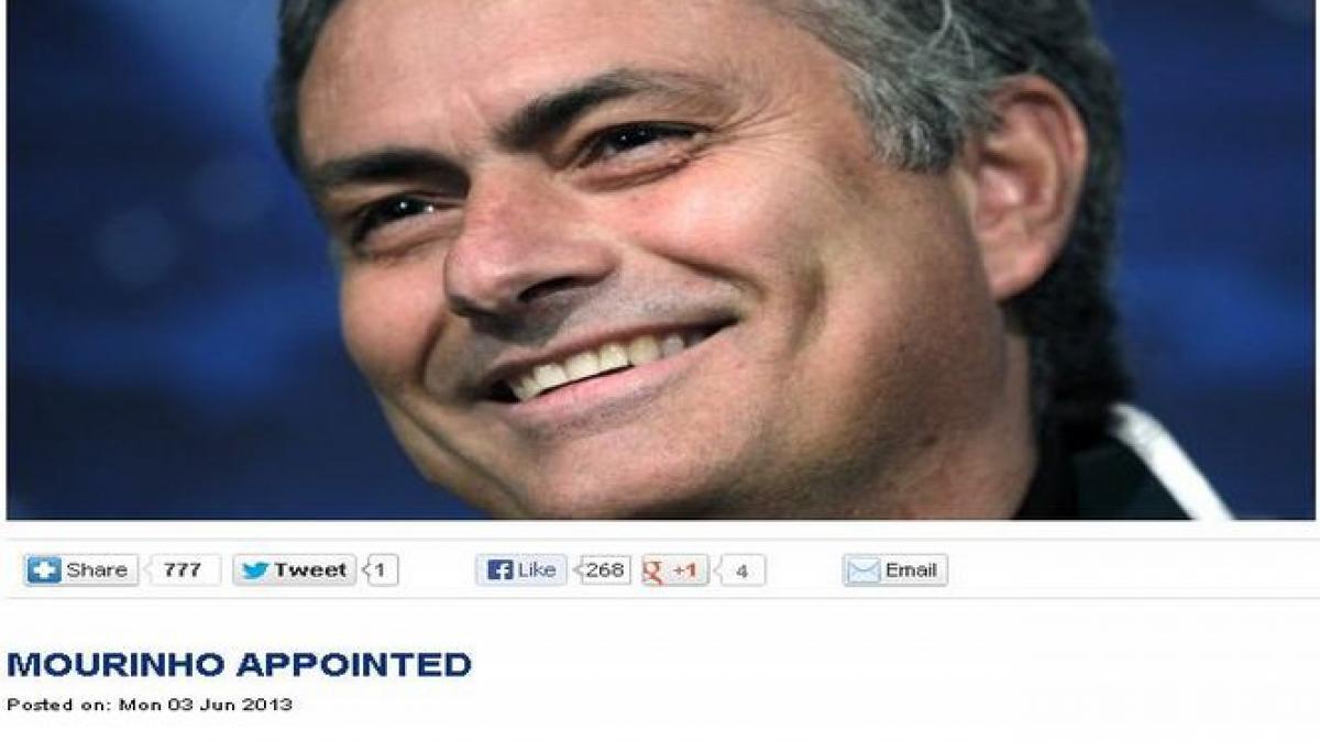 Oficial: Jose Mourinho a revenit la Chelsea