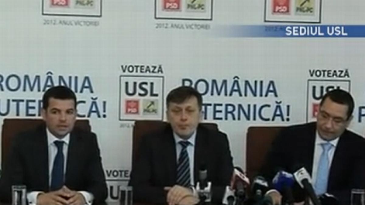 Protocolul USL se modifică: candidaţi separaţi la europarlamentare, echipă mixtă la prezidenţiale, o nouă formă de referendum