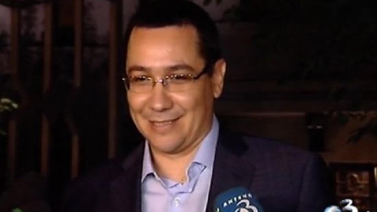 Ponta şi Blair au mâncat împreună la un restaurant de lângă PSD 