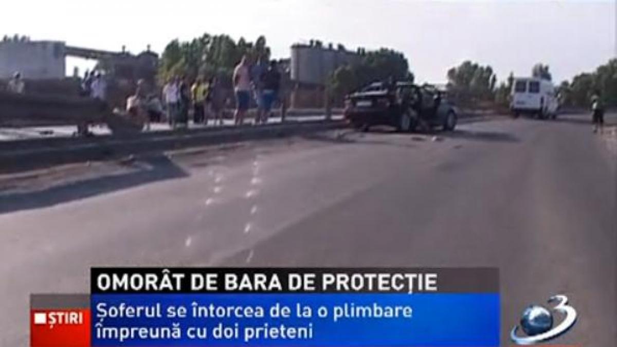 Un şofer din Constanţa a avut parte de un sfârşit cumplit: A murit străpuns de o bară de protecţie