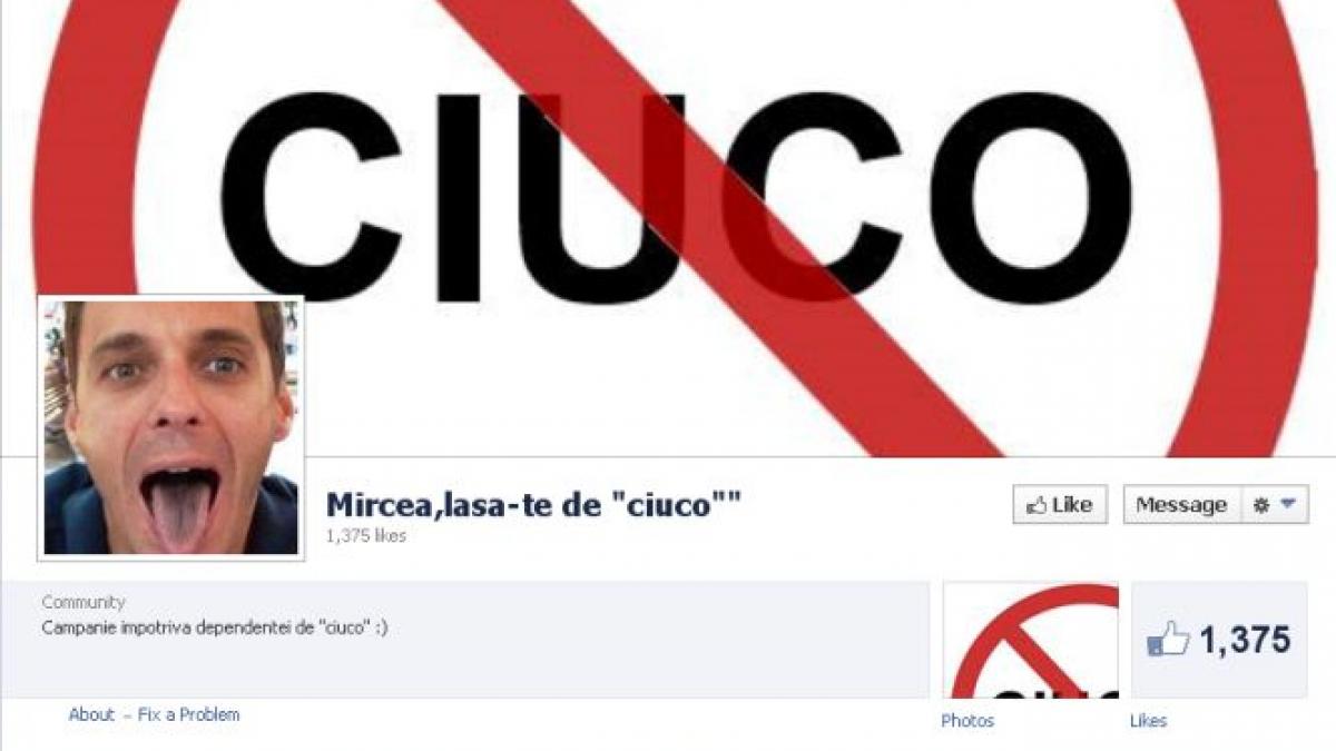 &quot;Mircea Badea, lasă-te de ciuco!&quot; Campanie pe Facebook împotriva dependenţei de ciuco