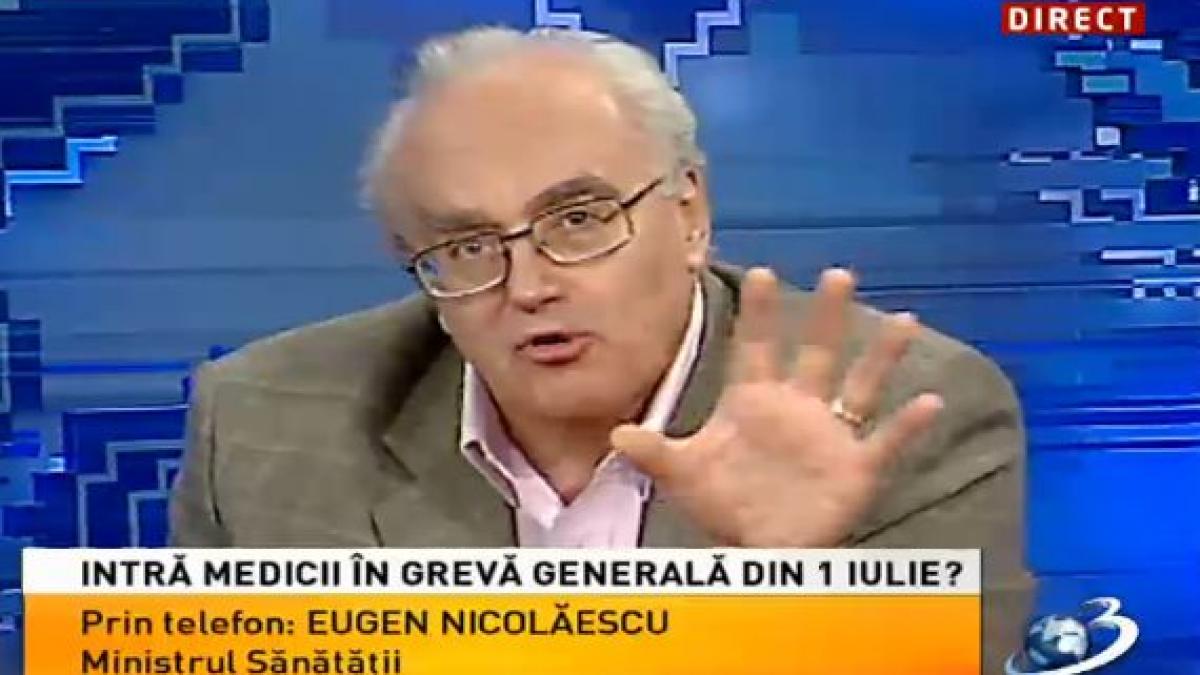 Preşedintele Camerei Federative a Medicilor: S-a înţeles greşit. Nu începe greva de la 1 iulie 