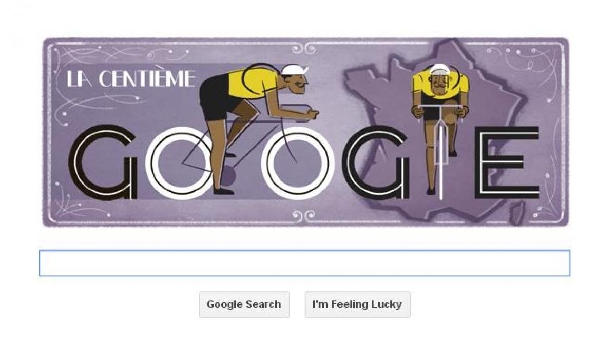 Google marchează 100 de ediţii a Turului Franţei