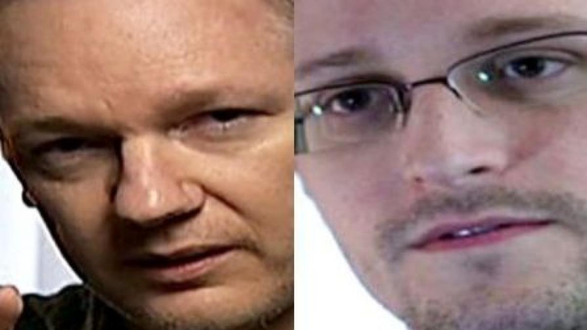 Assange denunţă &quot;retorica&quot; americană privind pericolul reprezentant de dezvăluirile lui Snowden