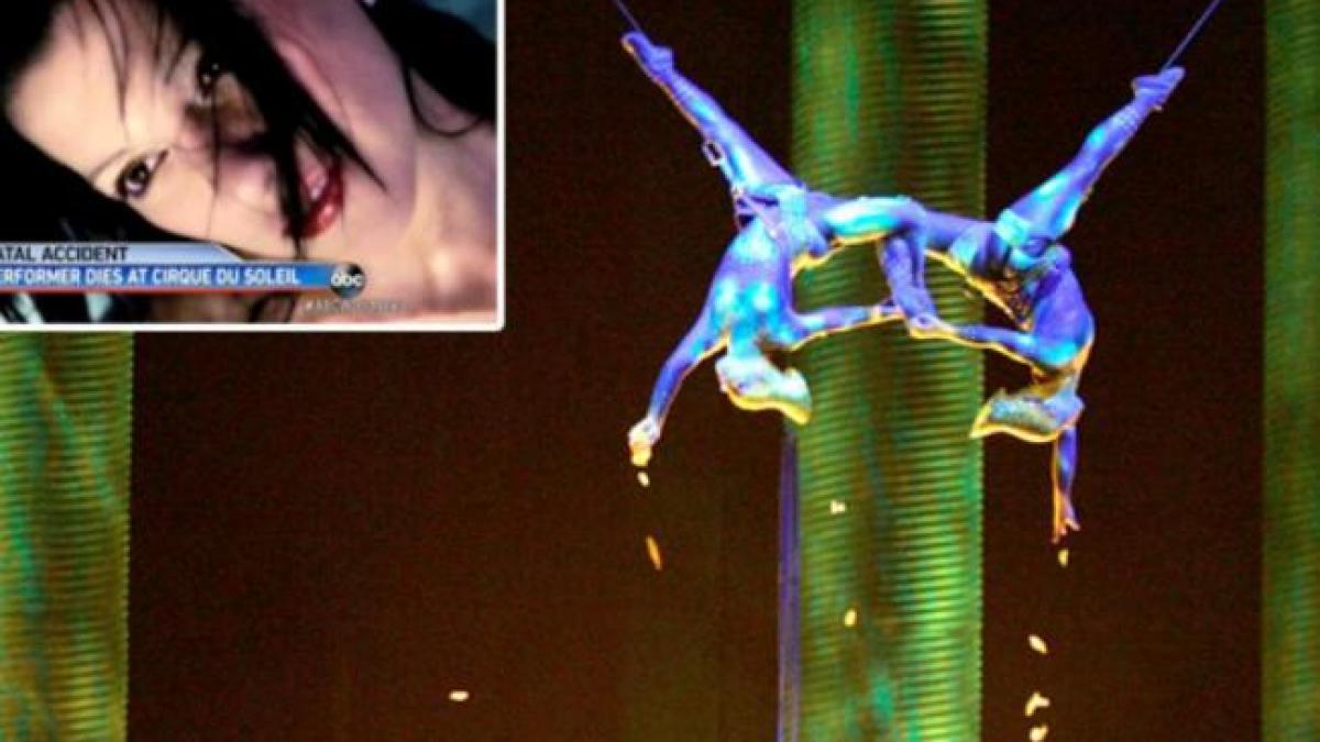 TRAGEDIE în direct, la Cirque du Soleil. O acrobată a murit pe scenă, după ce a căzut de la 15 metri înălţime