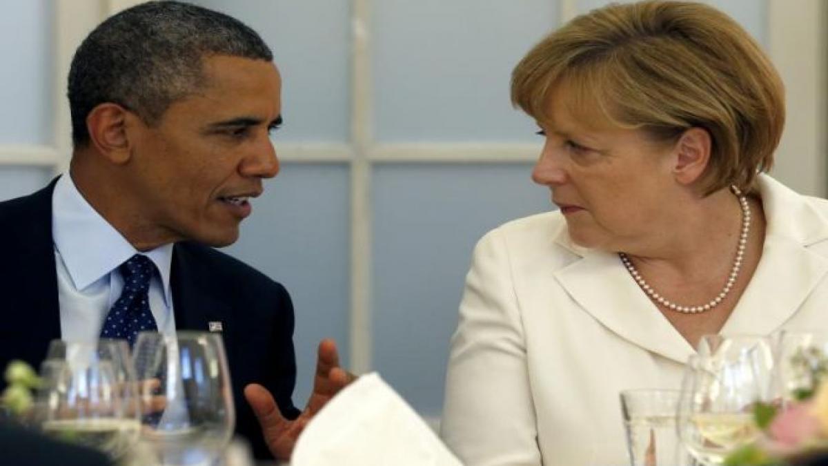 Barack Obama i-a dat asigurări Angelei Merkel că SUA „iau în serios&quot; îngrijorările europene