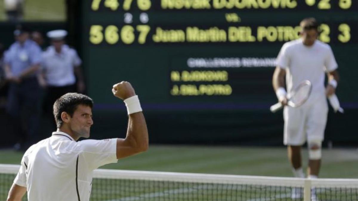 Novak Djokovic a câştigat cea mai lungă semifinală din istoria Wimbledonului şi s-a calificat în ultimul act