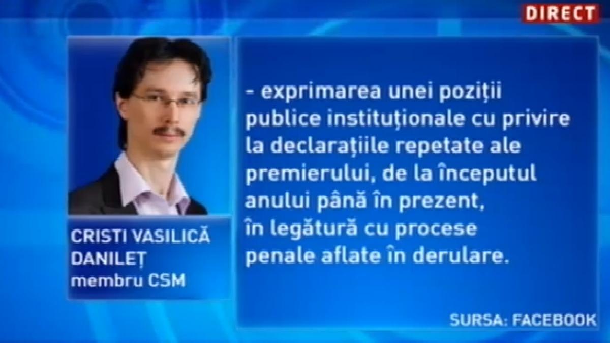 Dănileţ îl dă pe Victor Ponta pe mâna Inspecţiei Judiciare, în cazul fraudei de la &quot;Bolintineanu&quot;