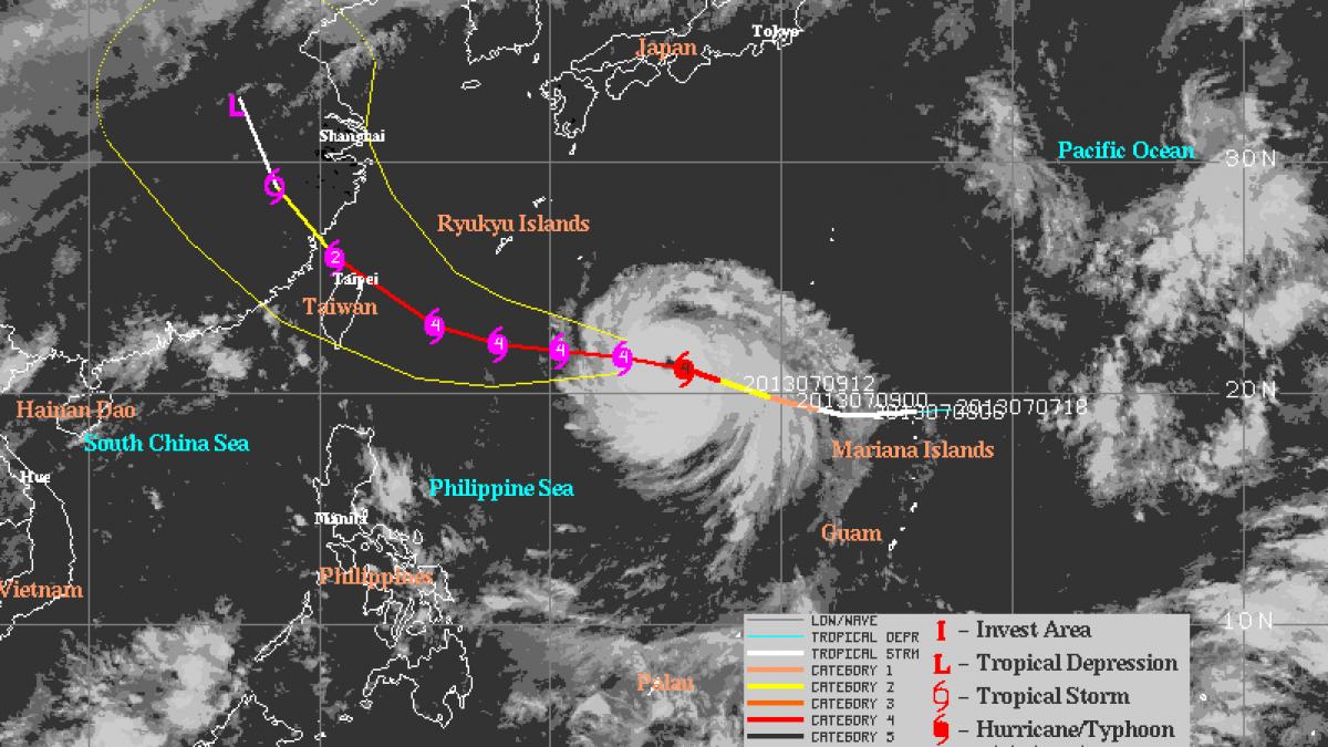 Peste 2.000 de turişti au fost EVACUAŢI din Taiwan, din cauza taifunului Soulik 