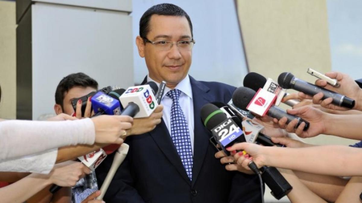 Ponta: E un lucru bun ca preşedintele ţării şi preşedintele PNL să discute pe tema numirii de la Transporturi