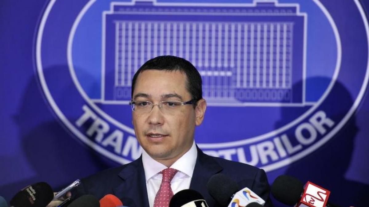 Ponta: Băsescu a fost permanent implicat la CFR Marfă. Acum blufează