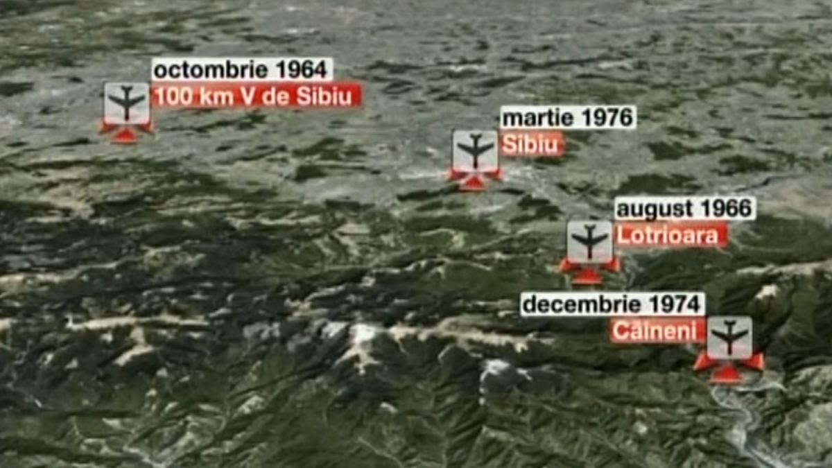 Secvenţial: Sibiu, triunghiul morţii - 12 ani, patru catastrofe aviatice cu zeci de morţi