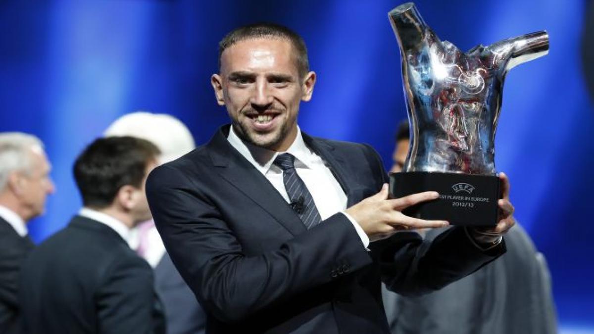 Frank Ribery, desemnat cel mai bun jucător din Europa în sezonul 2012/13 de către UEFA