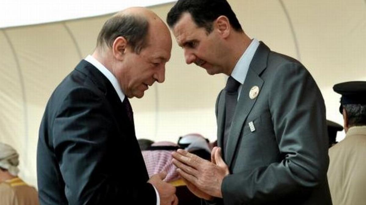 Băsescu, între SUA şi prietenia lui cu dictatorul sirian Bashar al-Assad