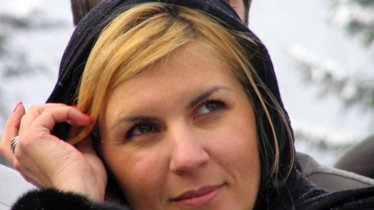 Elena Udrea, PROTESTATAR pe pârtia de la Voineasa