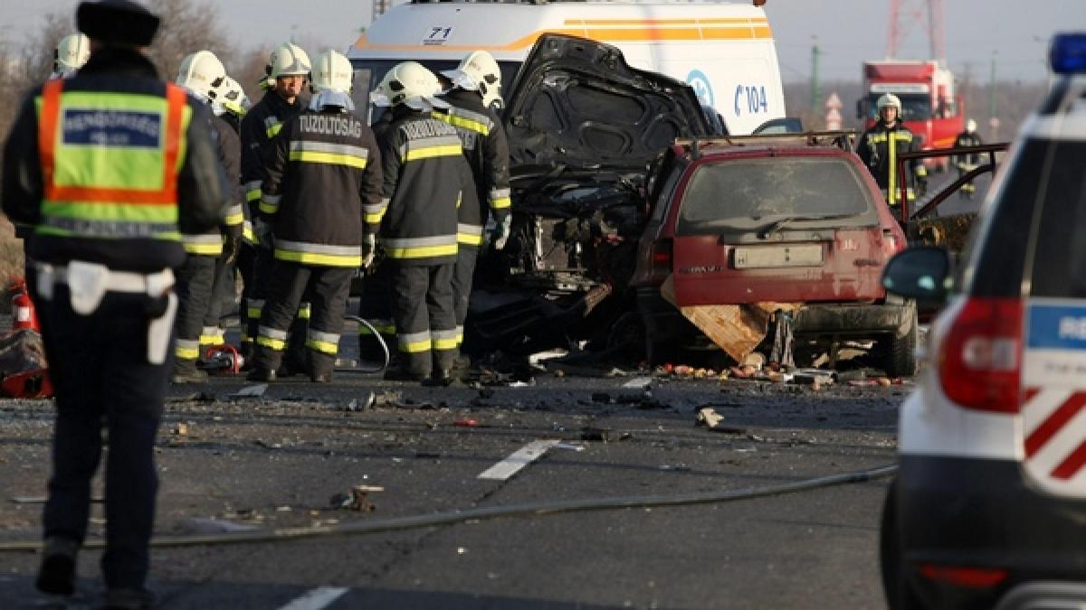 UPDATE. Nou ACCIDENT RUTIER GRAV în Ungaria. Un român A MURIT şi alţi doi au fost răniţi