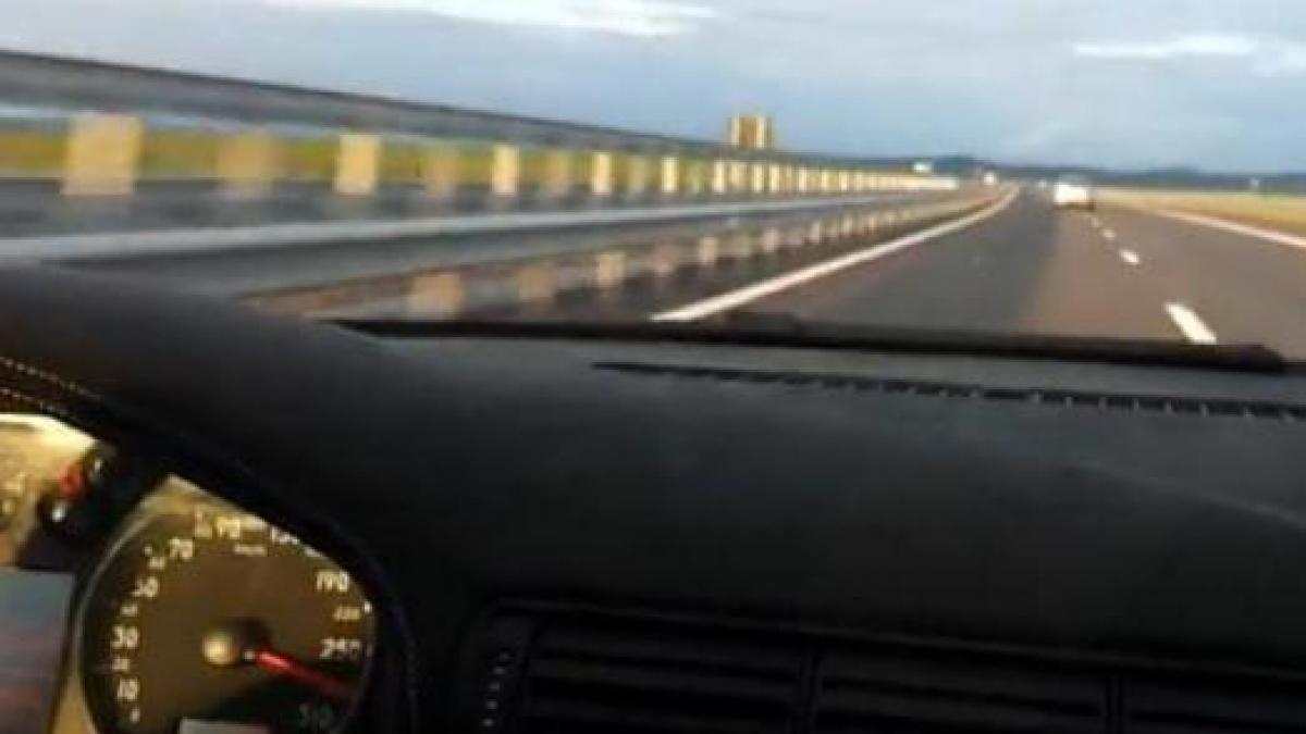 RECORD de viteză pe Autostrada Soarelui. Cum a motivat şoferul fapta comisă