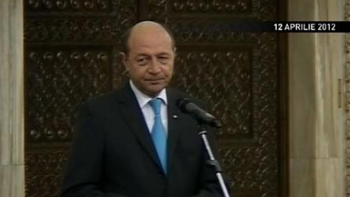 Băsescu, în aprilie 2012: România nu mai are resurse de a crea locuri de muncă, decât dacă reluăm mineritul la Roşia Montană