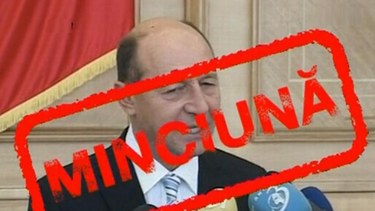 Cele mai sinistre minciuni ale preşedintelui Băsescu - de la demisia în cinci minute la întâlnirile cu românii în Piaţa Universităţii