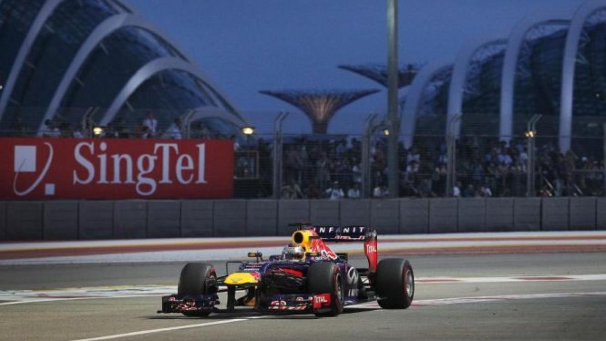 Sebastian Vettel va pleca din pole position în MP al statului Singapore