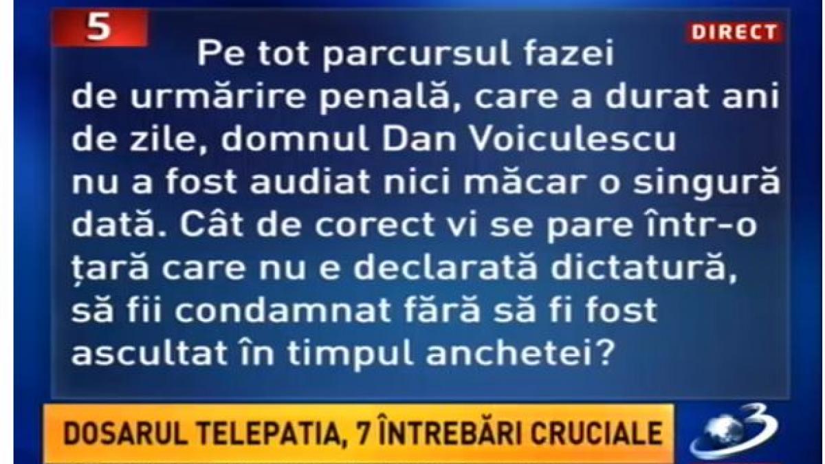 Dan Voiculescu nu a fost audiat nici măcar o singură dată pe tot parcursul fazei de urmărire penală