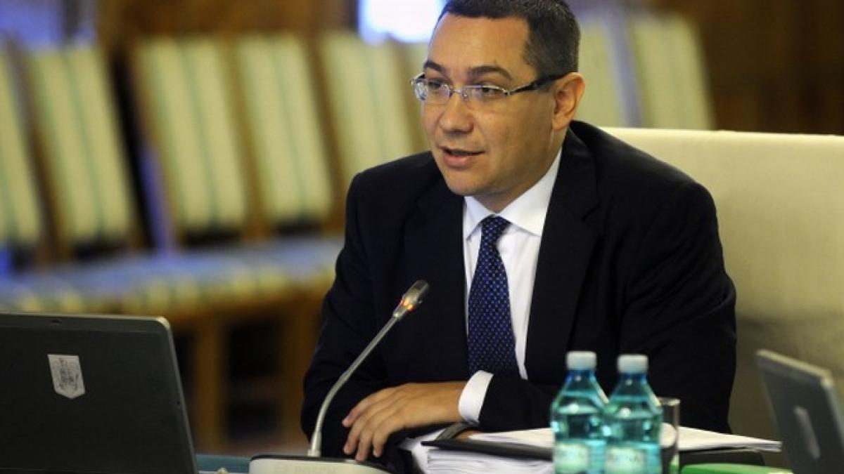 Ponta: Nu scad salariile bugetarilor cu venituri mici, căutăm soluţii să le creştem