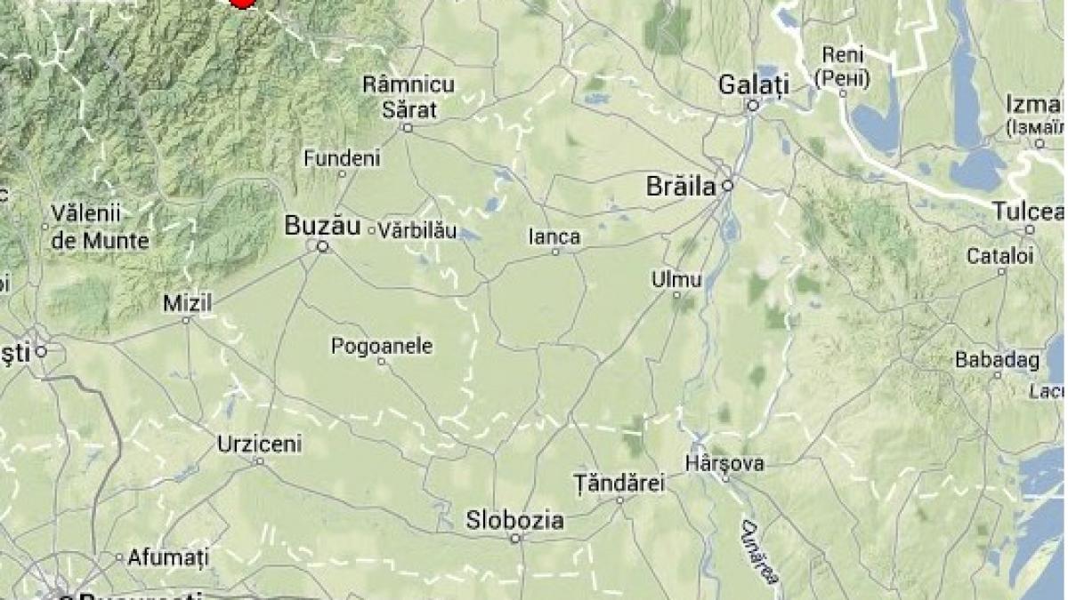 Cutremur de magnitudine 5,5 pe scara Richter, înregistrat în Vrancea