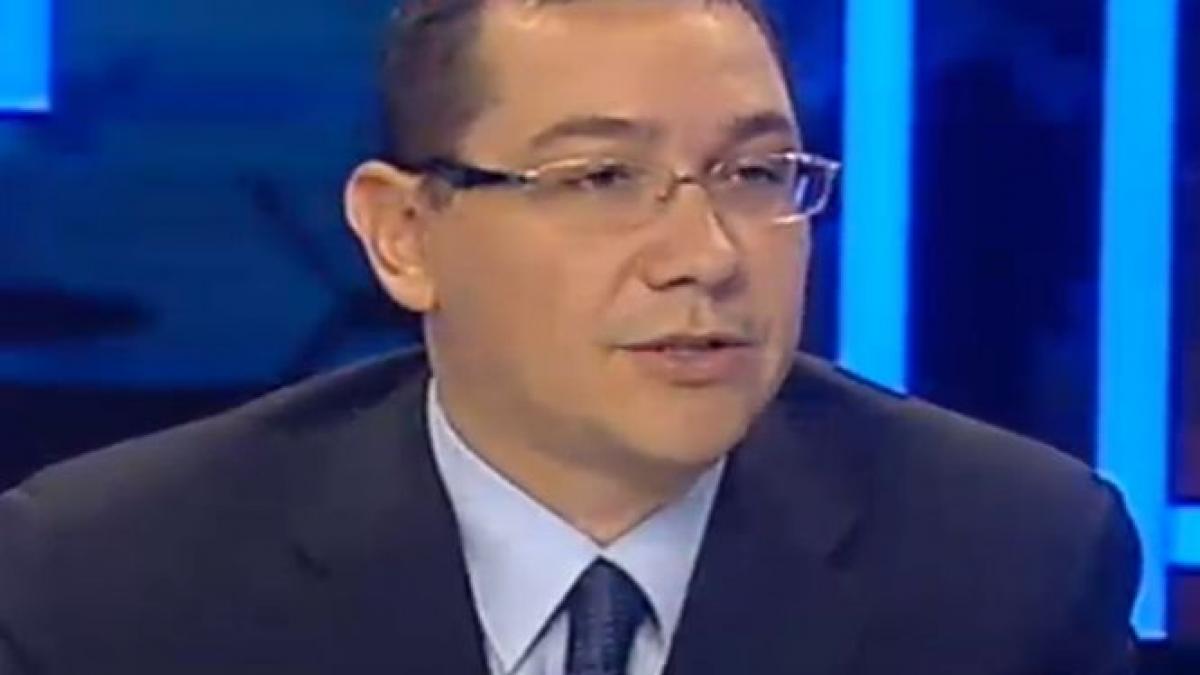 Victor Ponta: Traian Băsescu ar trebui să ne dea înapoi cei zece ani pe care ni i-a luat