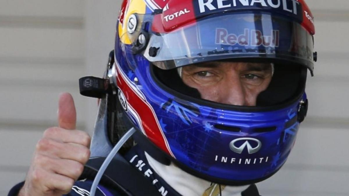 Mark Webber pleacă din pole position la MP al Japoniei