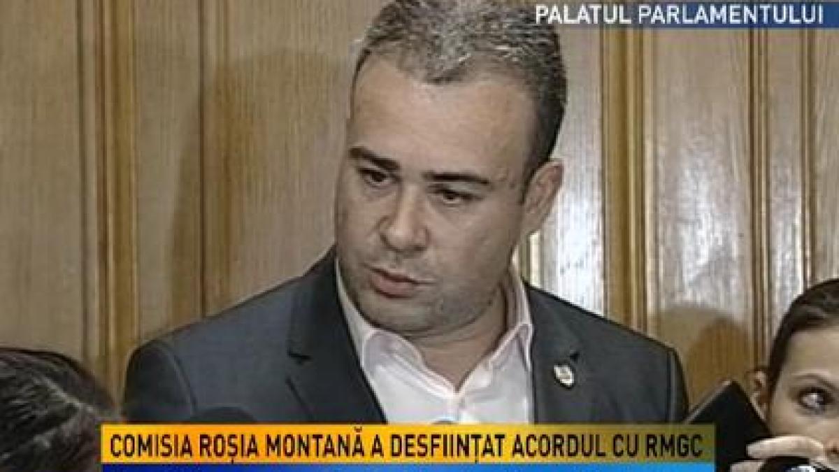 Darius Vâlcov: Proiectul de lege privind Roşia Montană a fost schimbat. Acordul cu RMGC, scos din proiect